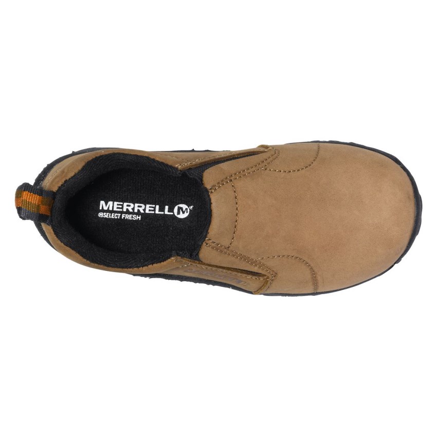 Basket Merrell Jungle Moc Nubuck Marron Clair Enfant | C.U.JUUO